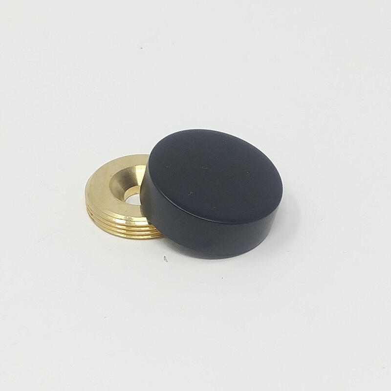 Cache-Vis Noir en aluminium – ∅ 18,5mm (3/4″)