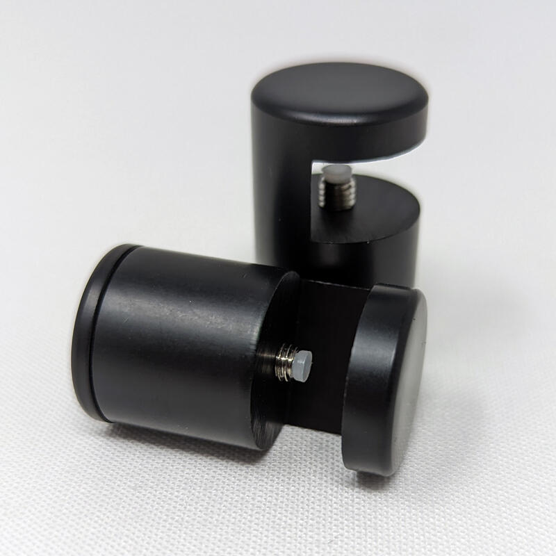 Entretoises Murales (Fendues) Noir – Panneau jusqu’à 8mm (5/16″)