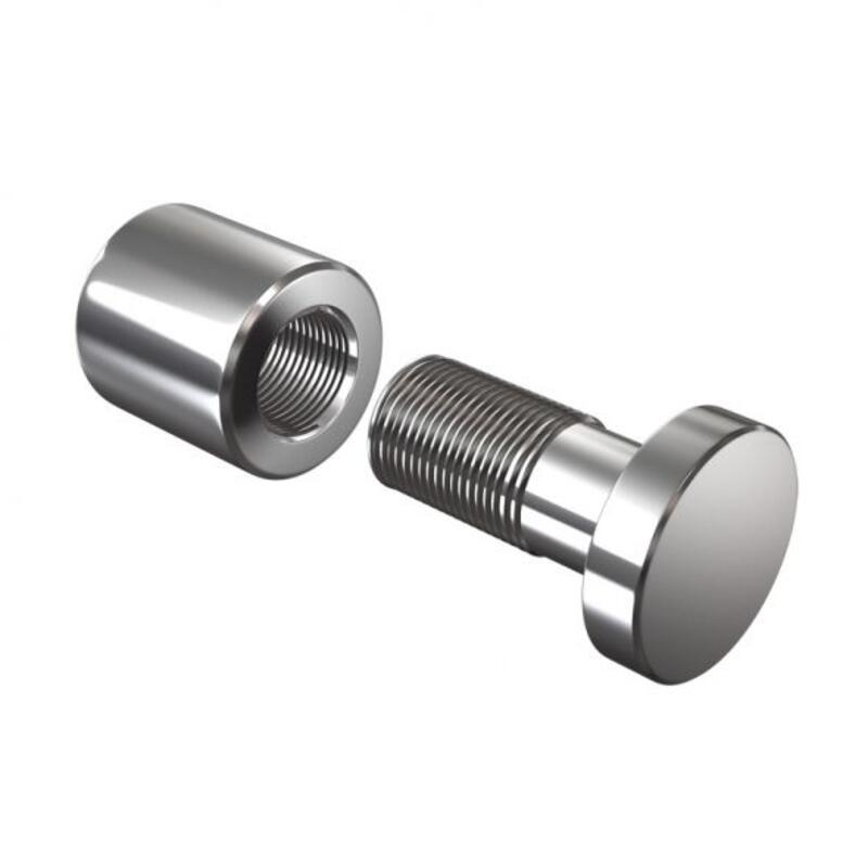 Entretoises Murales Inox (Filetées) – ∅ 13mm (1/2″) Projection 13mm (1/2″) 