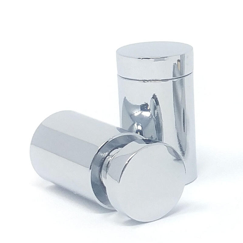 Entretoises Murales (Laiton Plaqué) Chromé – ∅ 19mm (3/4″) Projection 25mm (1″)