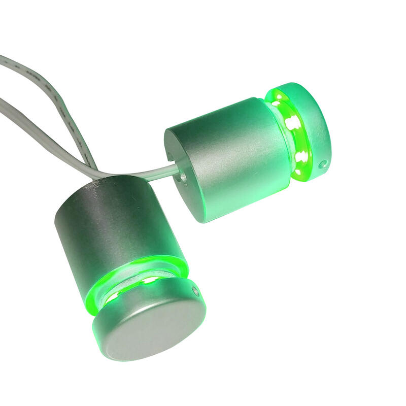 Entretoises Murales LED – ∅ 25mm (1″) Projection 25mm (1″) - Vert