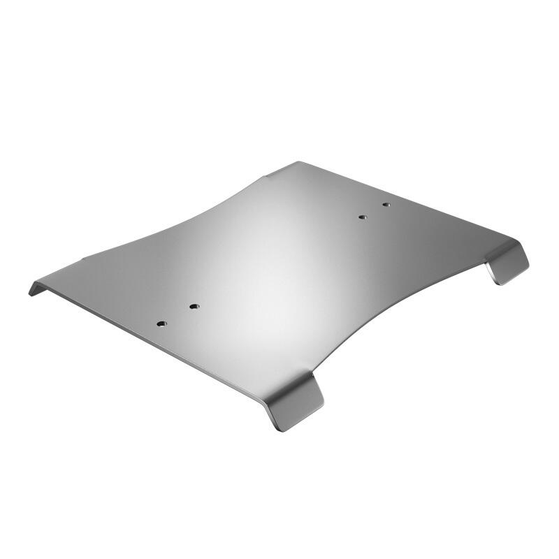 Plaque de sol rectangulaire pour totem sur tige 10mm